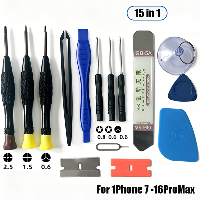 Electronics Repair Equipment - 15 in 1 Universal Screwdriver Set