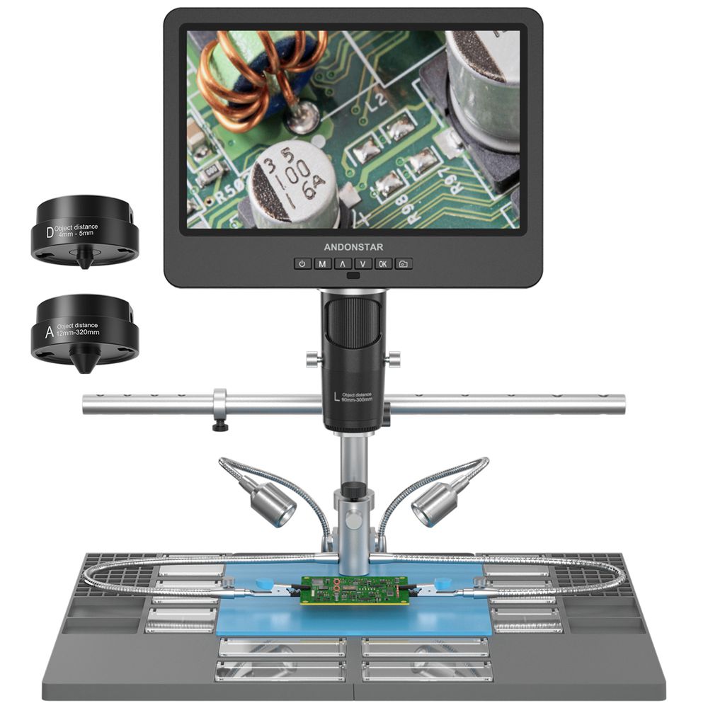 Andonstar Trinocular HDMI USB  - Electronics Repair Microscope review and price
