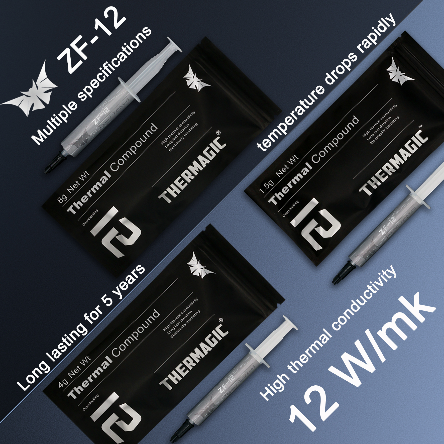 ZF-12 Thermal Paste 12W Therma - Thermal Paste Cpu review and price